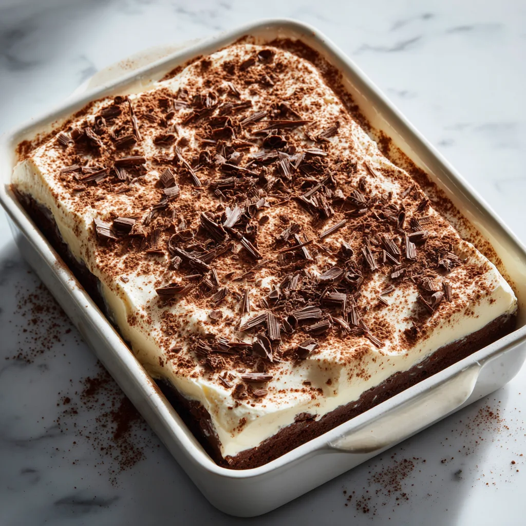 Tiramisu Brownies – Decadent Coffee Chocolate Squares